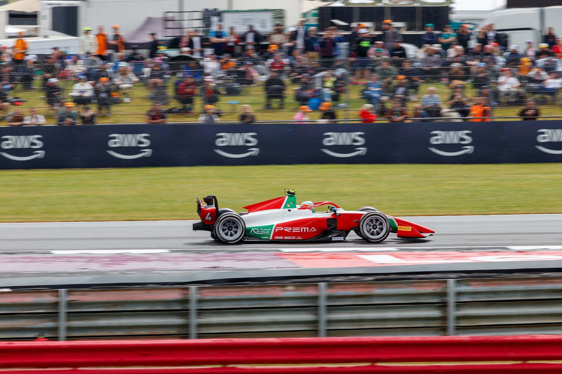 2024 FIA Formula 2 Silverstone (54042672723) – Archiv 2024 · Kimi Antonelli / Prema, Formel 2 in Silverstone